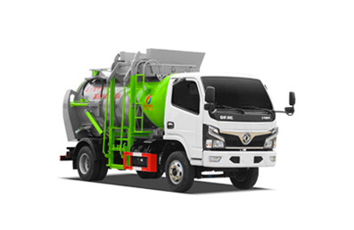 東風D6圓罐餐廚式垃圾車